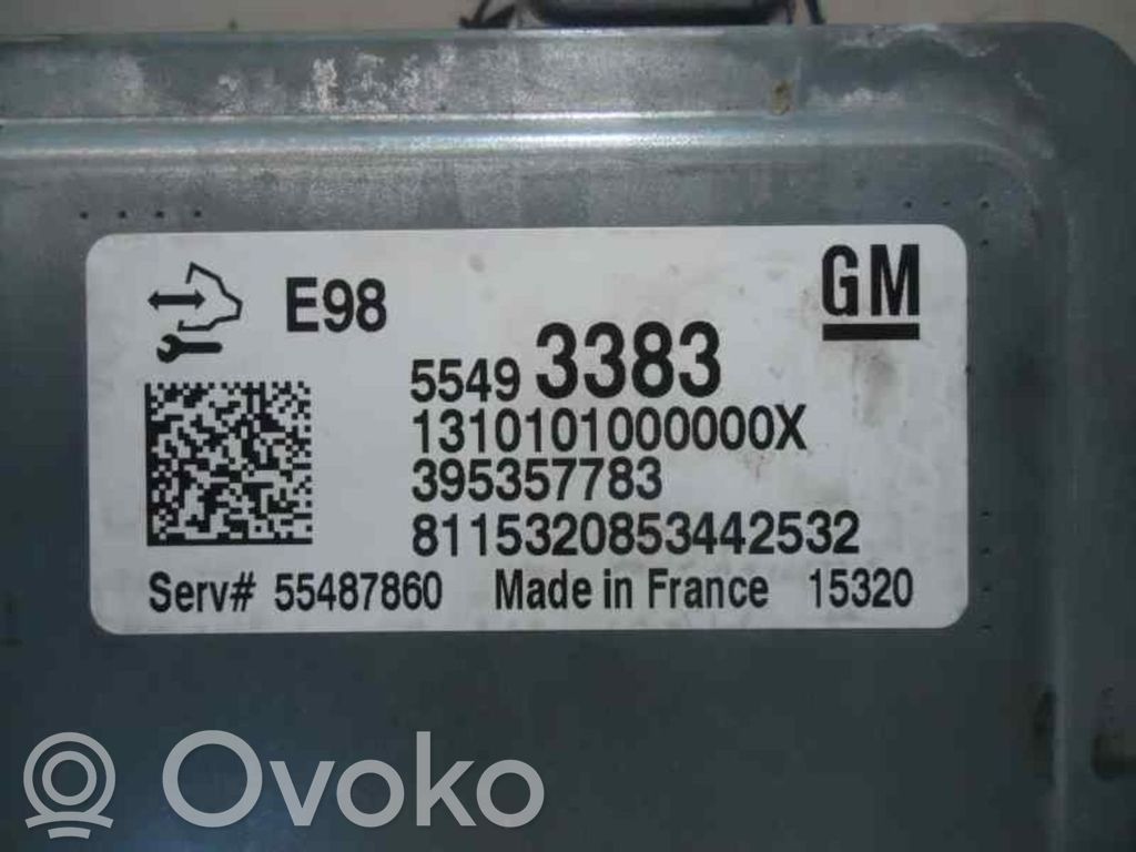 Unité de commande, module ECU de moteur   55493383