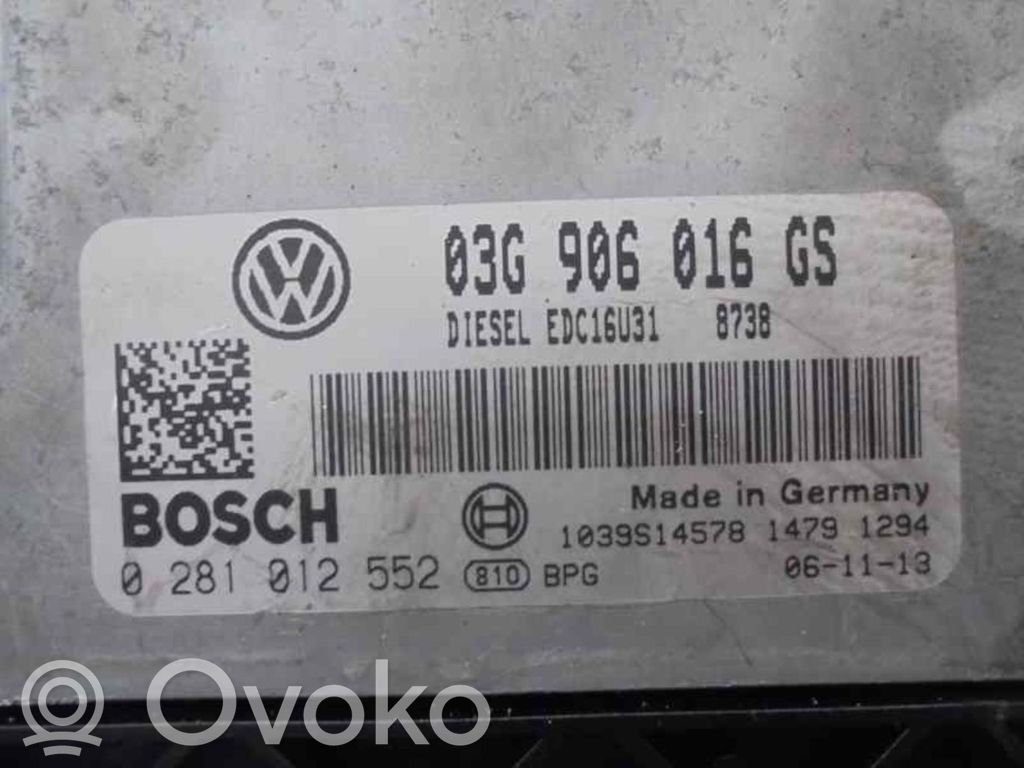 Engine control unit/module ECU   0281012552