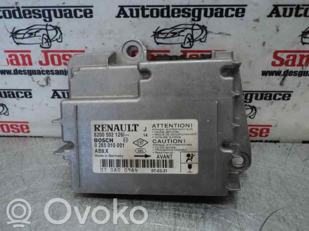 Renault Modus Unidad de control/módulo del Airbag 