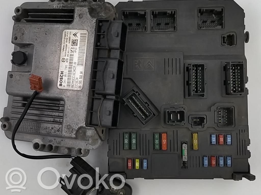 Citroen C2 Aizdedzes ECU komplekts 