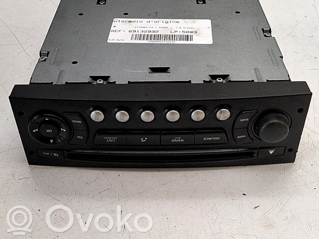 Citroen C4 I Radio/CD/DVD/GPS-pääyksikkö 