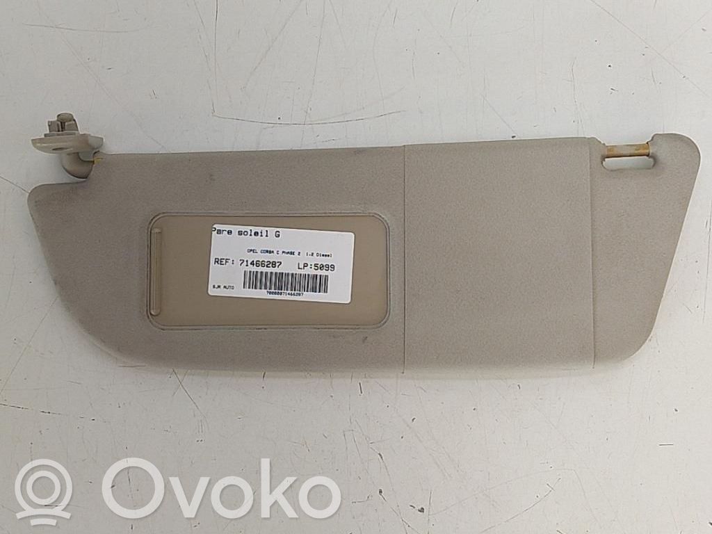 Opel Corsa C Sun visor 