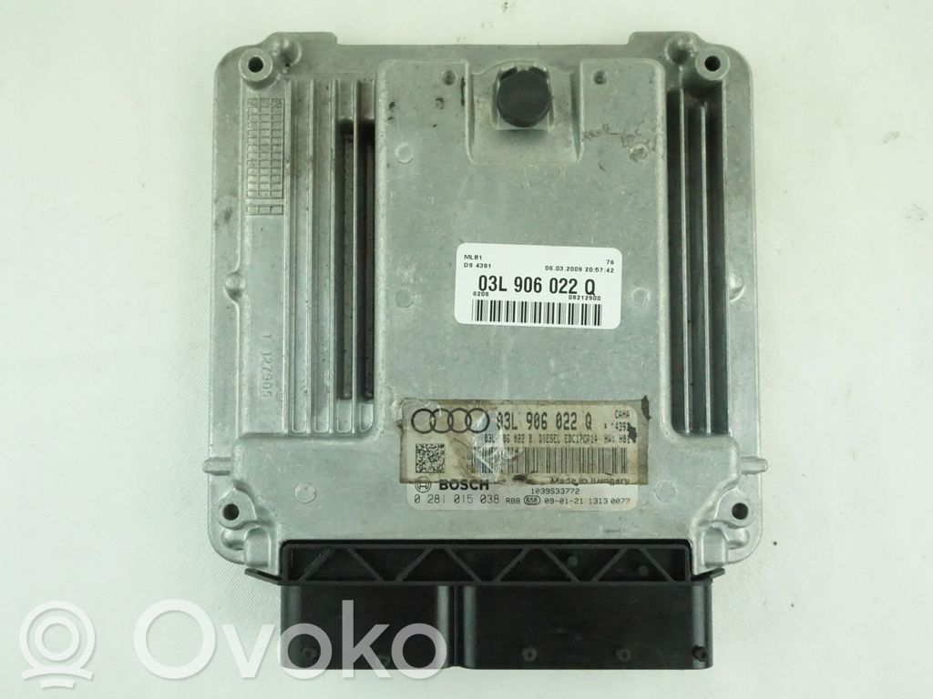 Volkswagen PASSAT B6 Engine control unit/module 