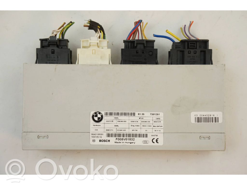 BMW 3 GT F34 Tailgate/trunk control unit/module 