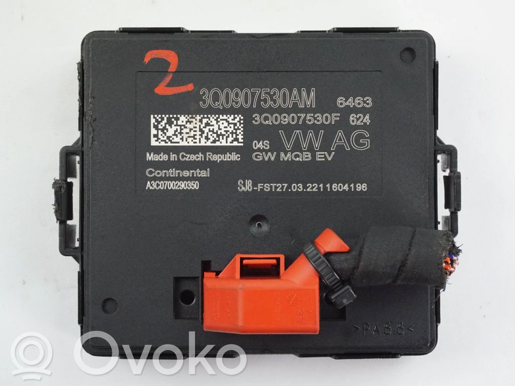Skoda Superb B8 (3V) Módulo de control Gateway 