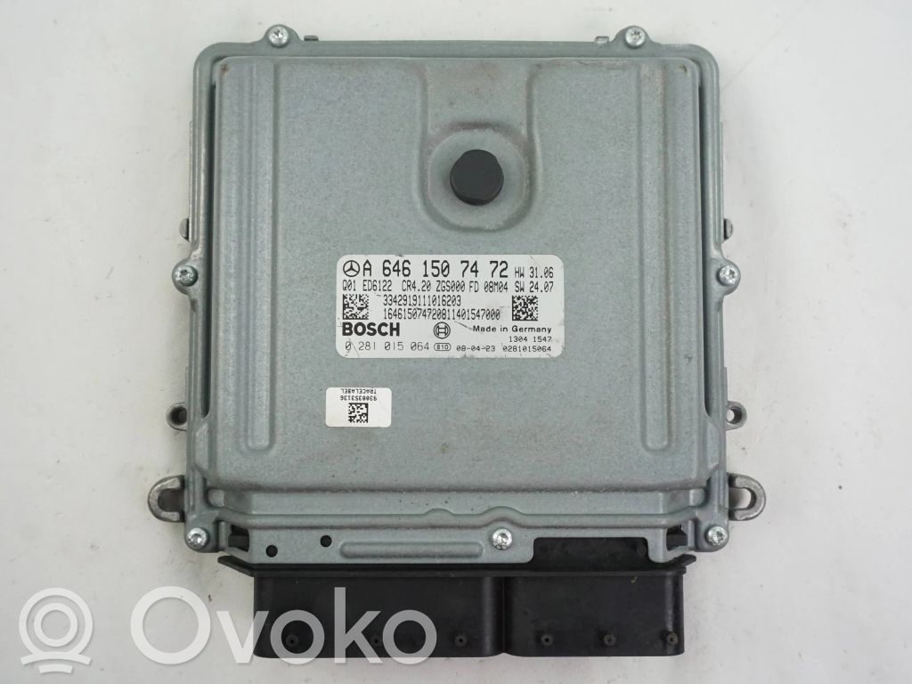 Mercedes-Benz Vito Viano W639 Engine control unit/module 