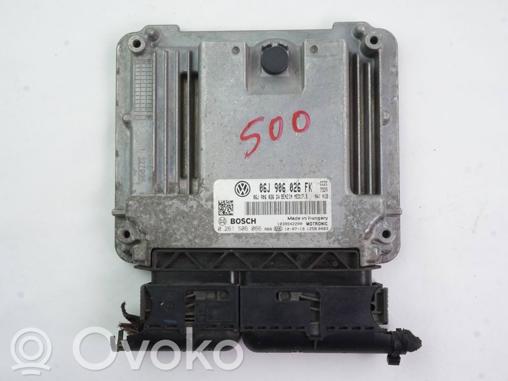 Engine control unit/module   06J906026FK,0261S06066
