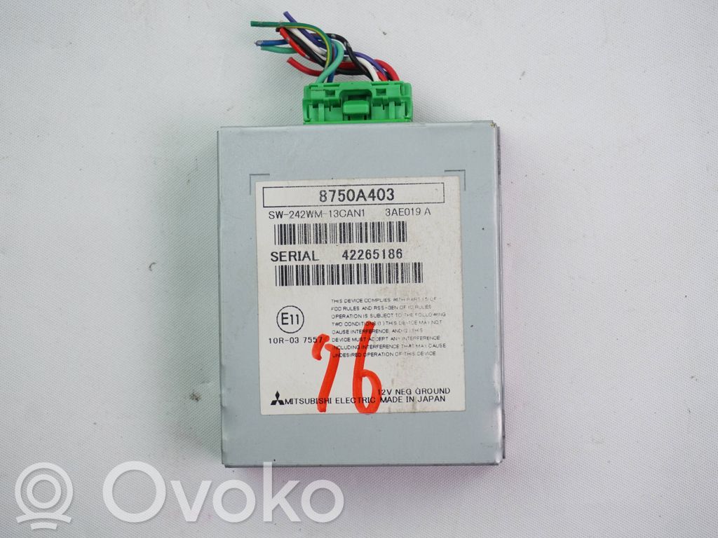 Mitsubishi Outlander Other control units/modules 