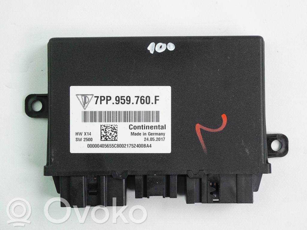 Module de commande de siège   7PP959760F