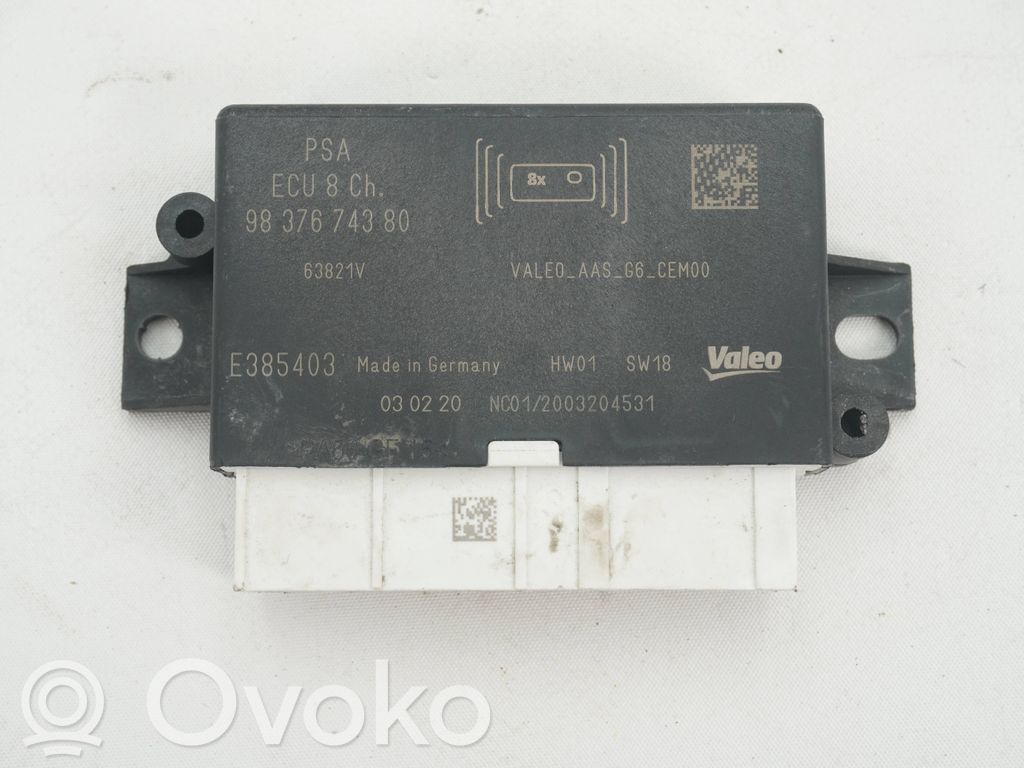 Peugeot Rifter Parking PDC control unit/module 