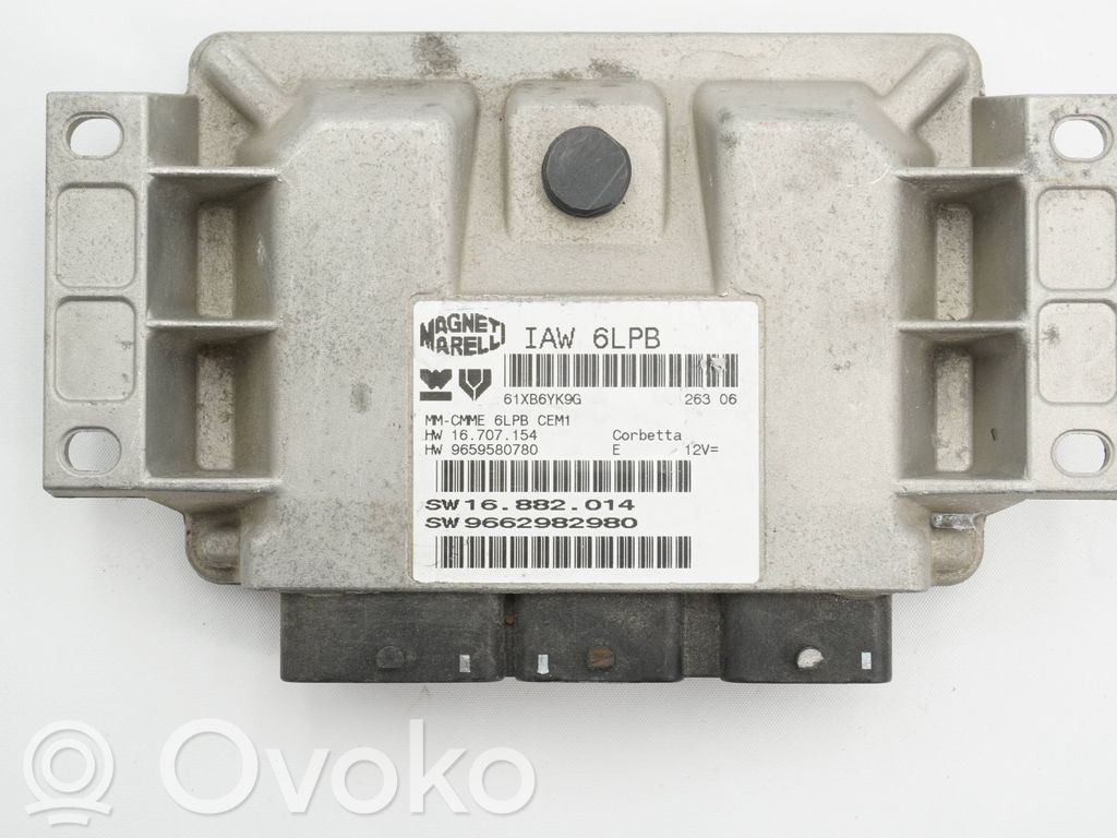 Peugeot 407 Unidad de control/módulo del motor 