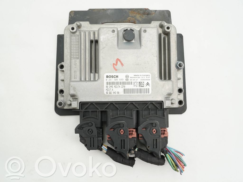 Engine control unit/module   9666104380,0261S04689