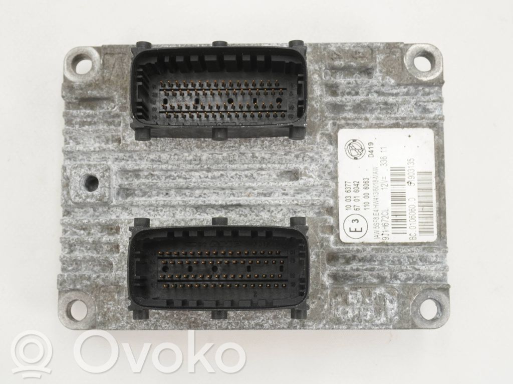 Fiat Punto (188) Komputer / Sterownik ECU silnika 