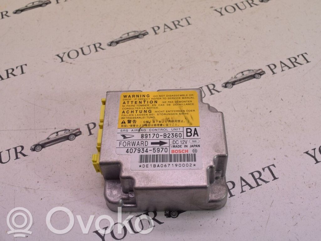 Daihatsu Trevis Airbag control unit/module 