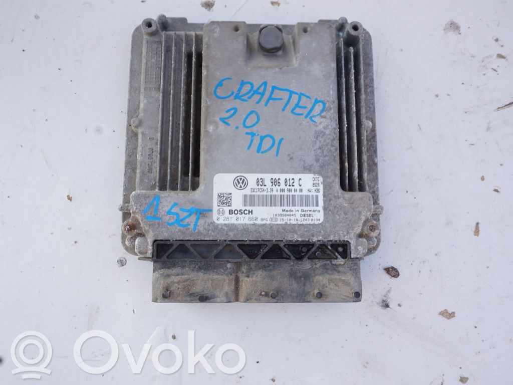 Volkswagen Crafter Engine control unit/module 