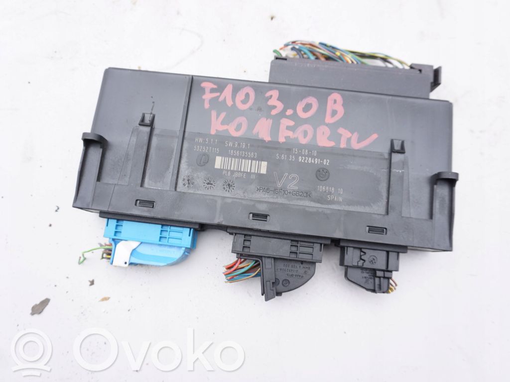 BMW 5 F10 F11 Moduł / Sterownik komfortu 