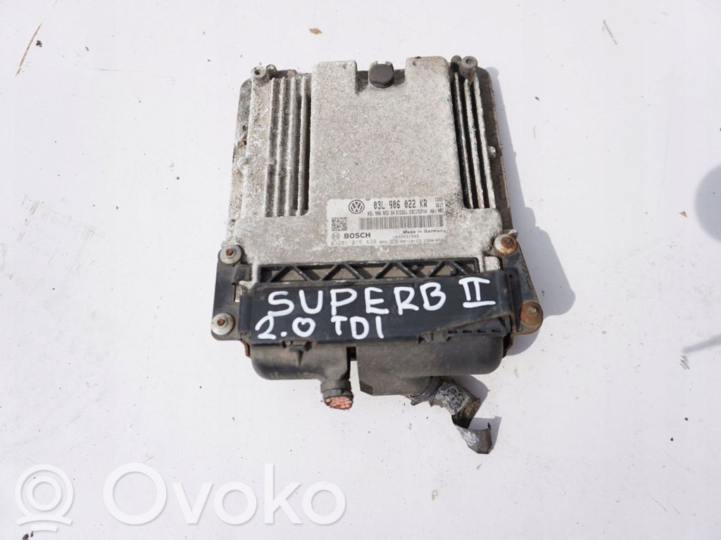 Skoda Superb B6 (3T) Engine control unit/module 