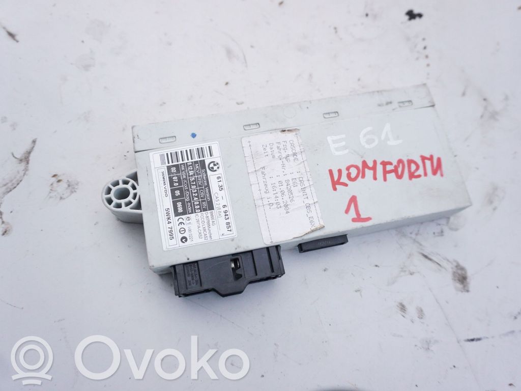 BMW 5 E60 E61 CAS valdymo blokas/ modulis 