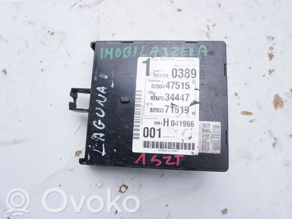 Renault Laguna II Immobilizer control unit/module 
