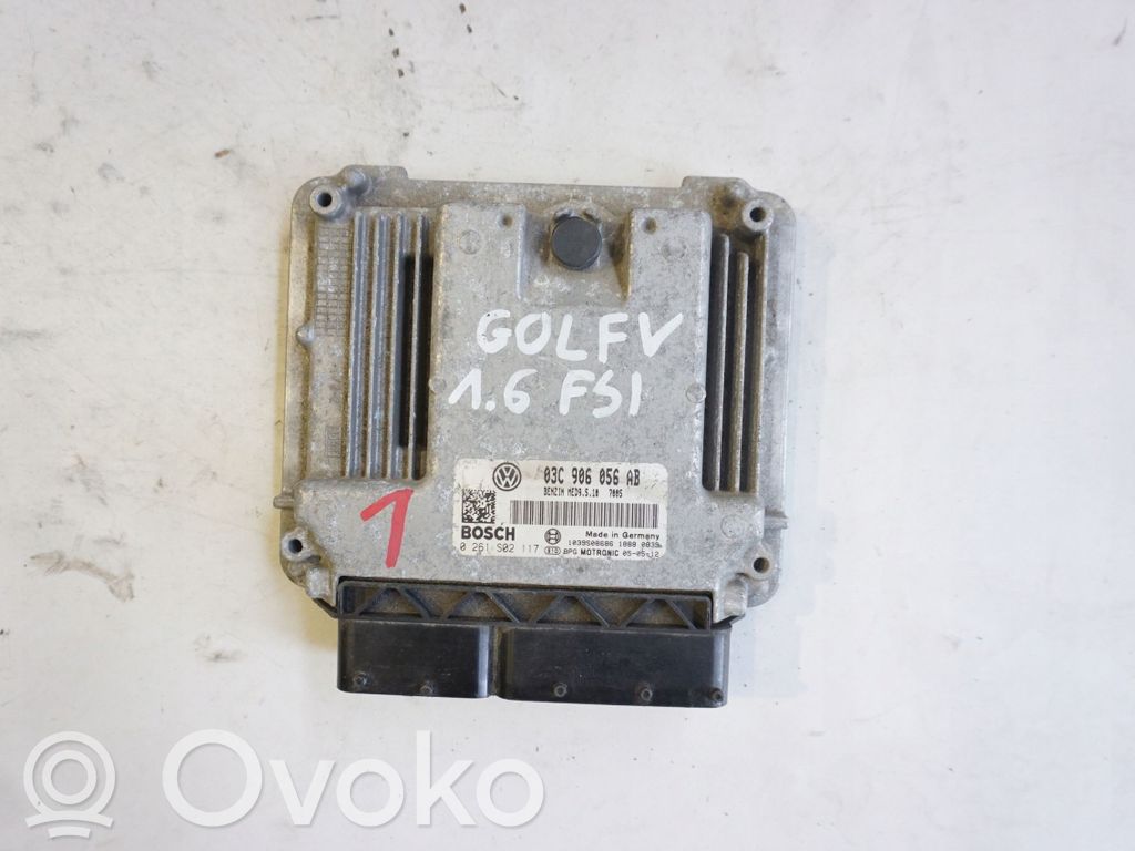 Volkswagen Golf Plus Engine control unit/module 