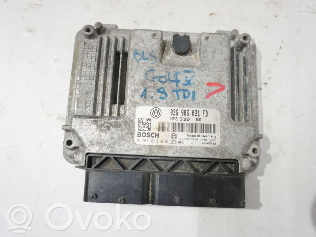 Engine control unit/module   03G906021FD