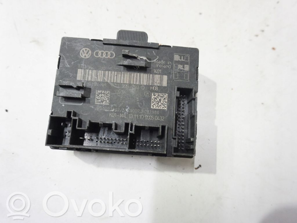 Audi A4 S4 B8 8K Unité de commande module de porte 