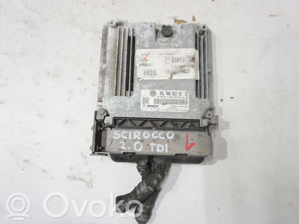 Skoda Superb B6 (3T) Unidad de control/módulo del motor 