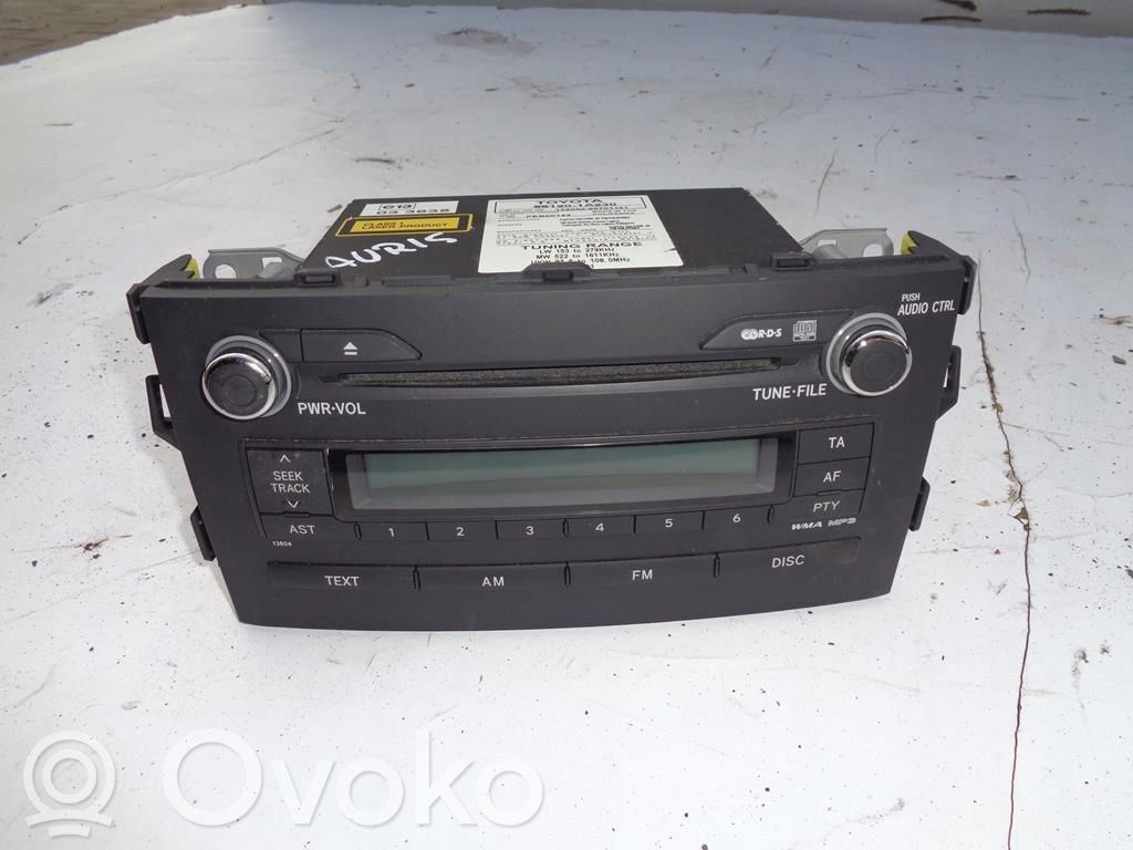 Toyota Auris 150 Panel / Radioodtwarzacz CD/DVD/GPS 