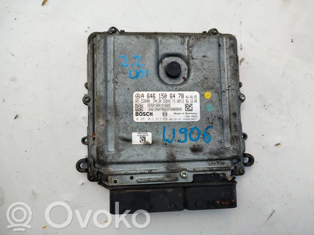 Mercedes-Benz Sprinter W906 Engine ECU kit and lock set 