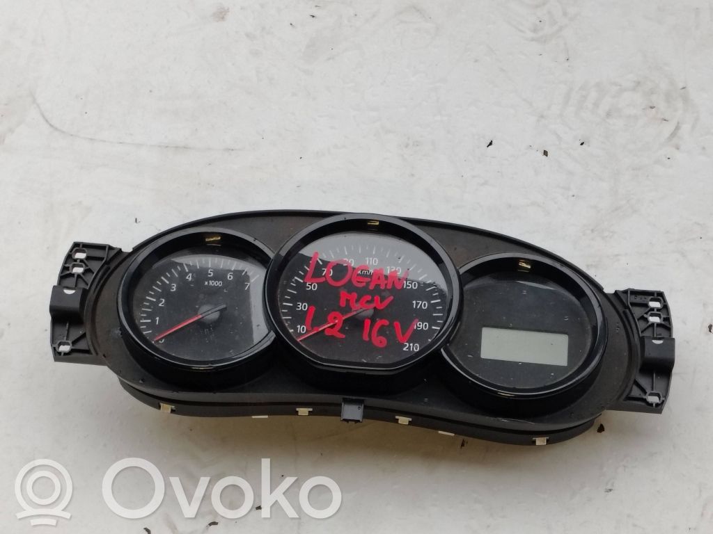 Dacia Logan II Speedometer (instrument cluster) 