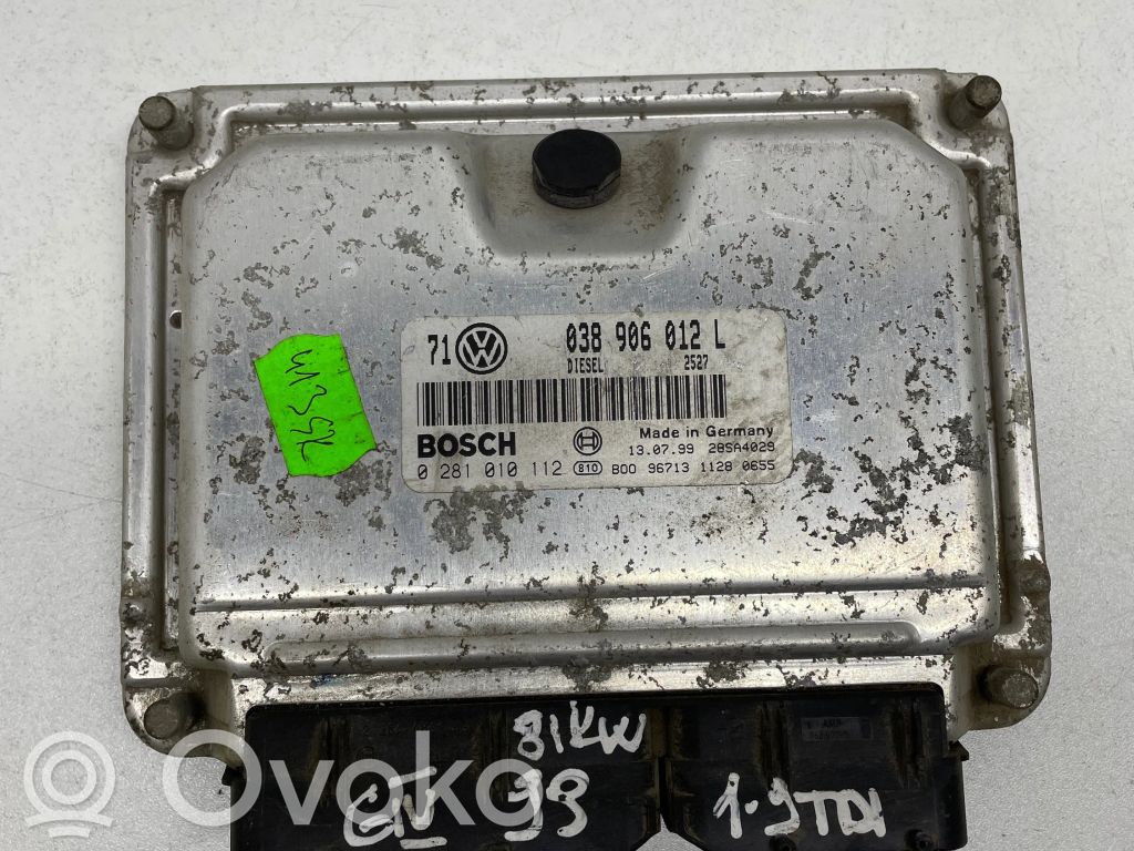 Volkswagen Golf IV Engine control unit/module 