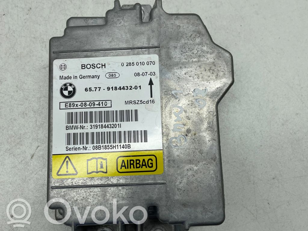 Module de contrôle airbag   9184432,319184432011,0285010070,MRSZ5C016