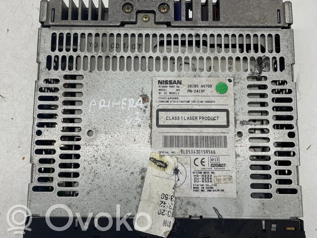 Nissan Primera Radija/ CD/DVD grotuvas/ navigacija 