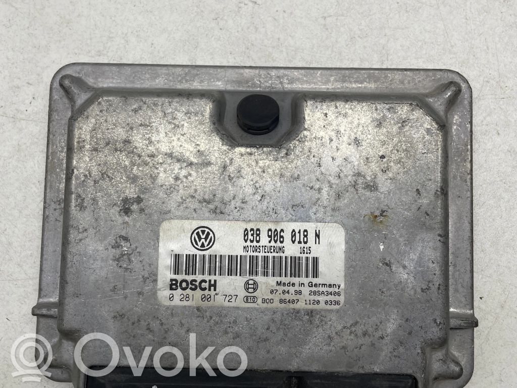 Engine control unit/module   038906018N,0281001727,28SA3406