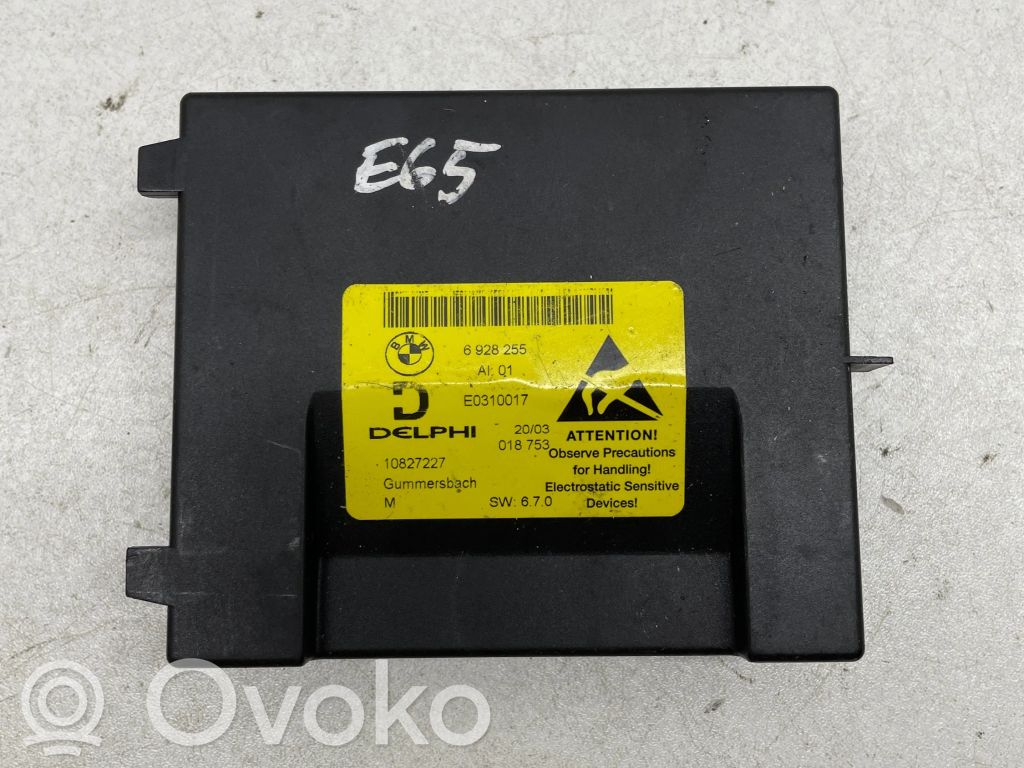 BMW 7 E65 E66 Center console control module 