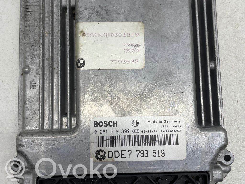 BMW 7 E65 E66 Engine control unit/module 