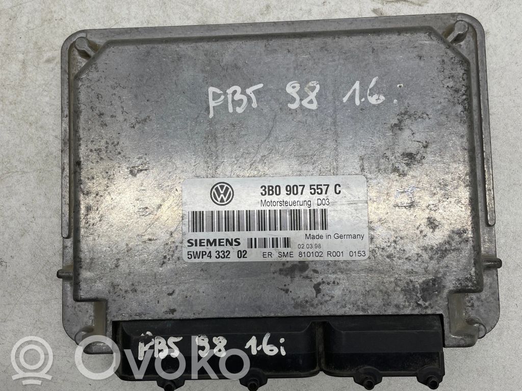 Engine control unit/module   3B0907557C,5WP433202
