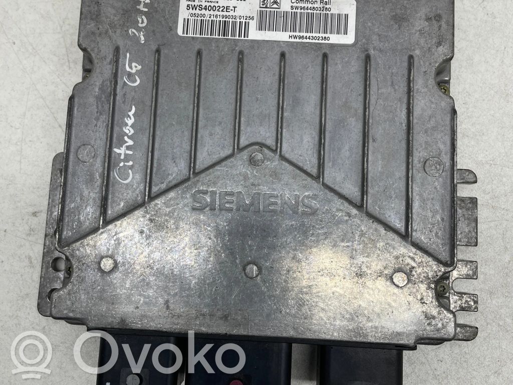 Peugeot 407 Engine control unit/module 