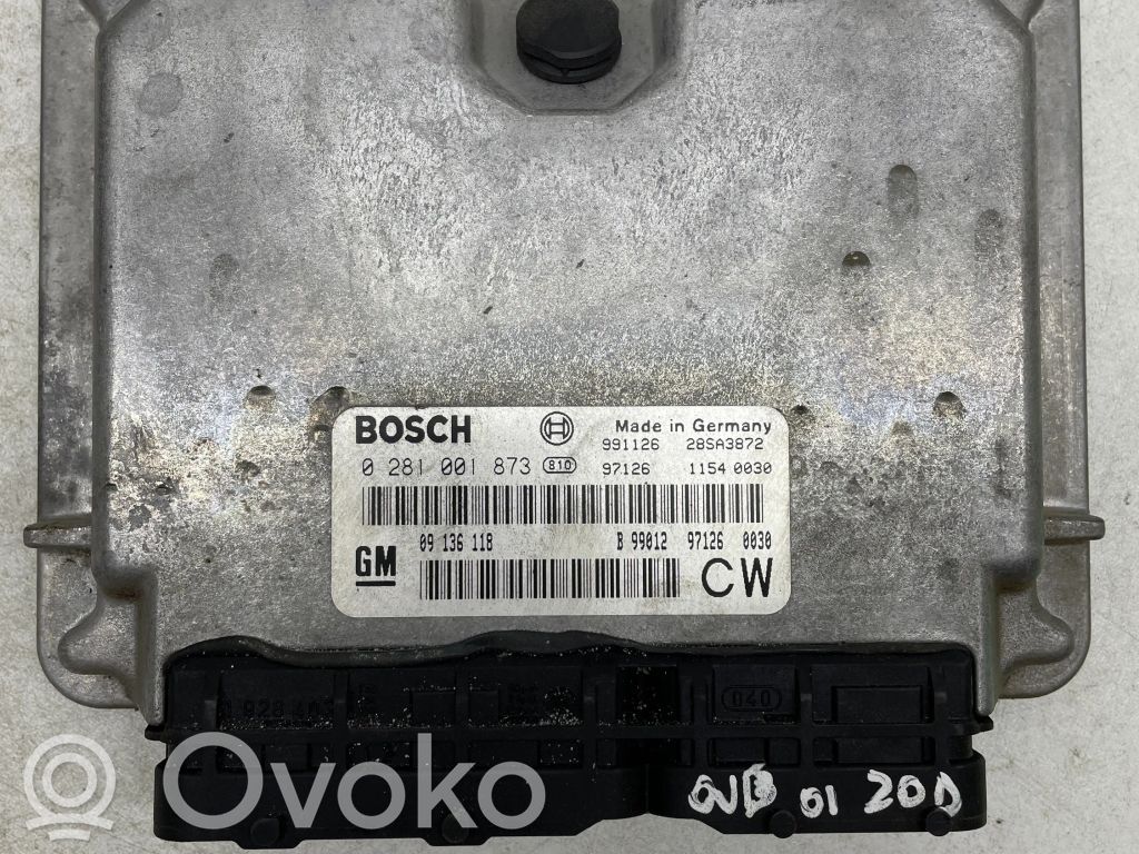Opel Vectra B Engine control unit/module 