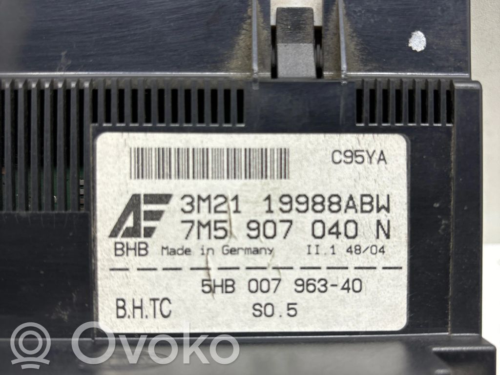 Ford Galaxy Climate control unit 