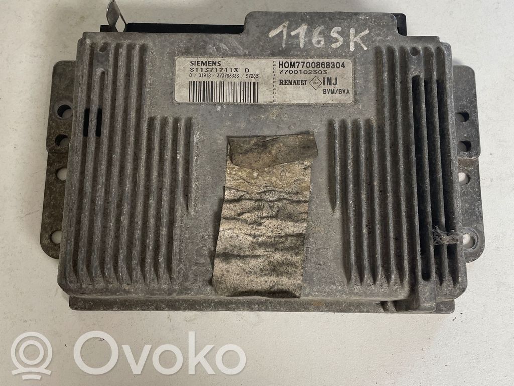 Engine control unit/module   7700868304,7700102303