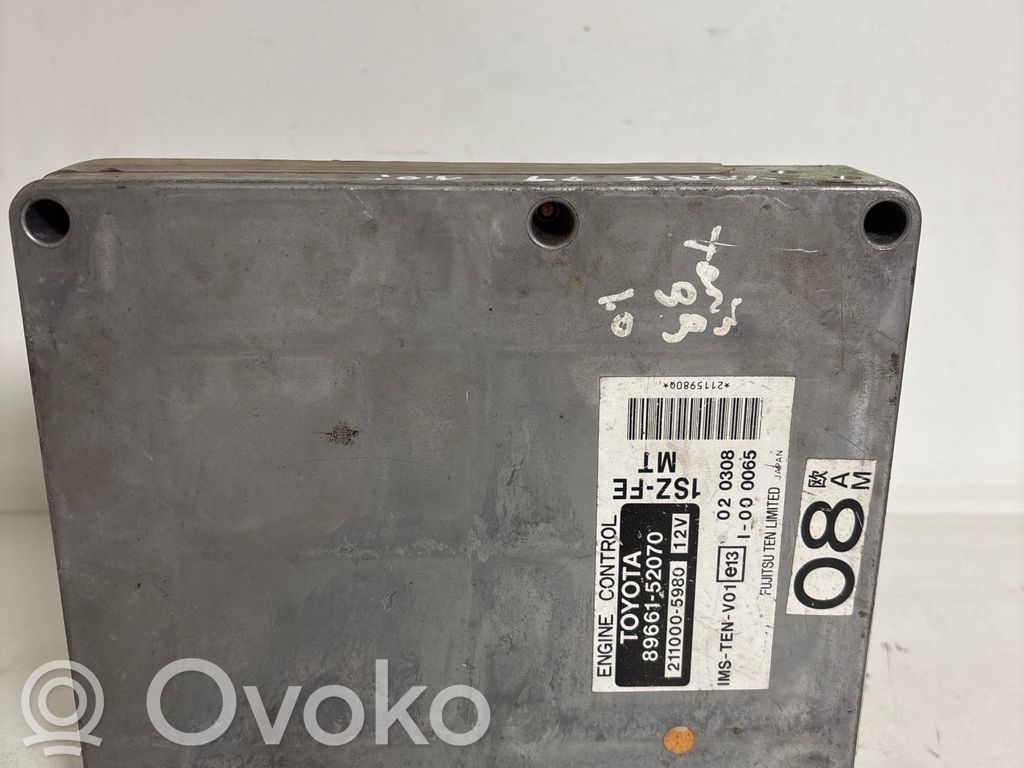 Toyota Yaris Engine control unit/module 
