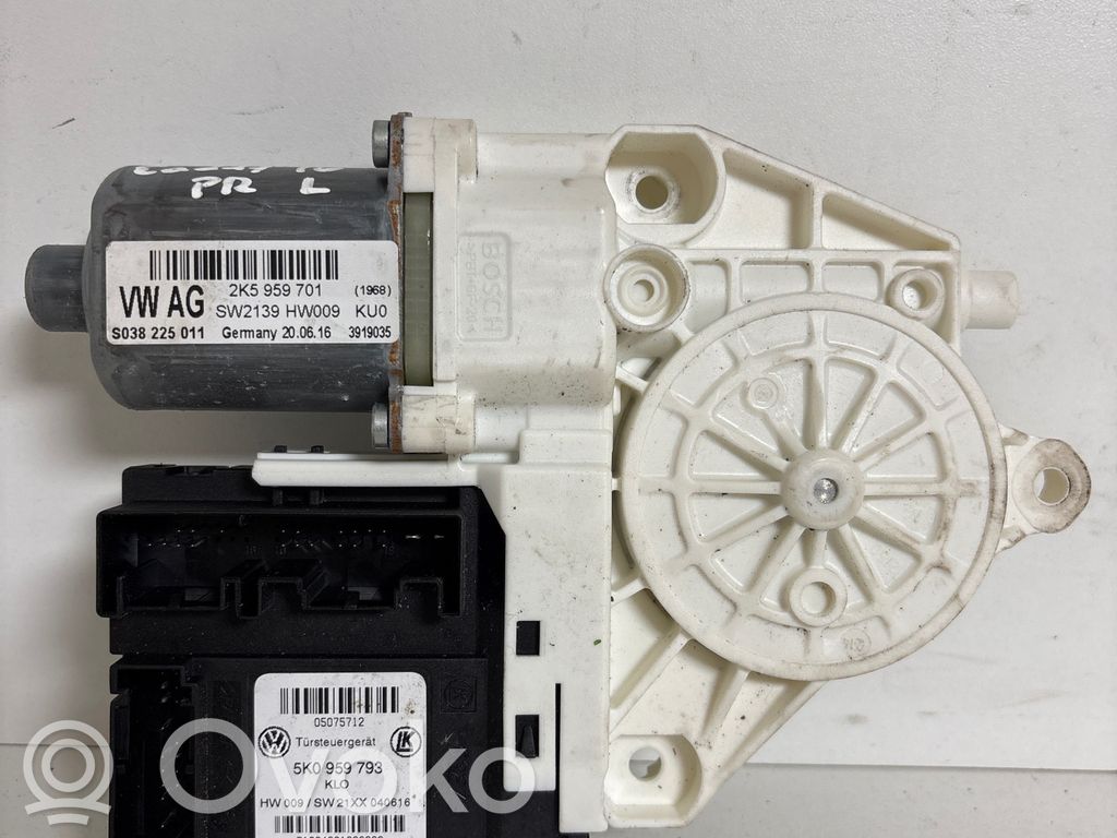 Volkswagen Caddy Silnik regulatora szyby drzwi przednich 