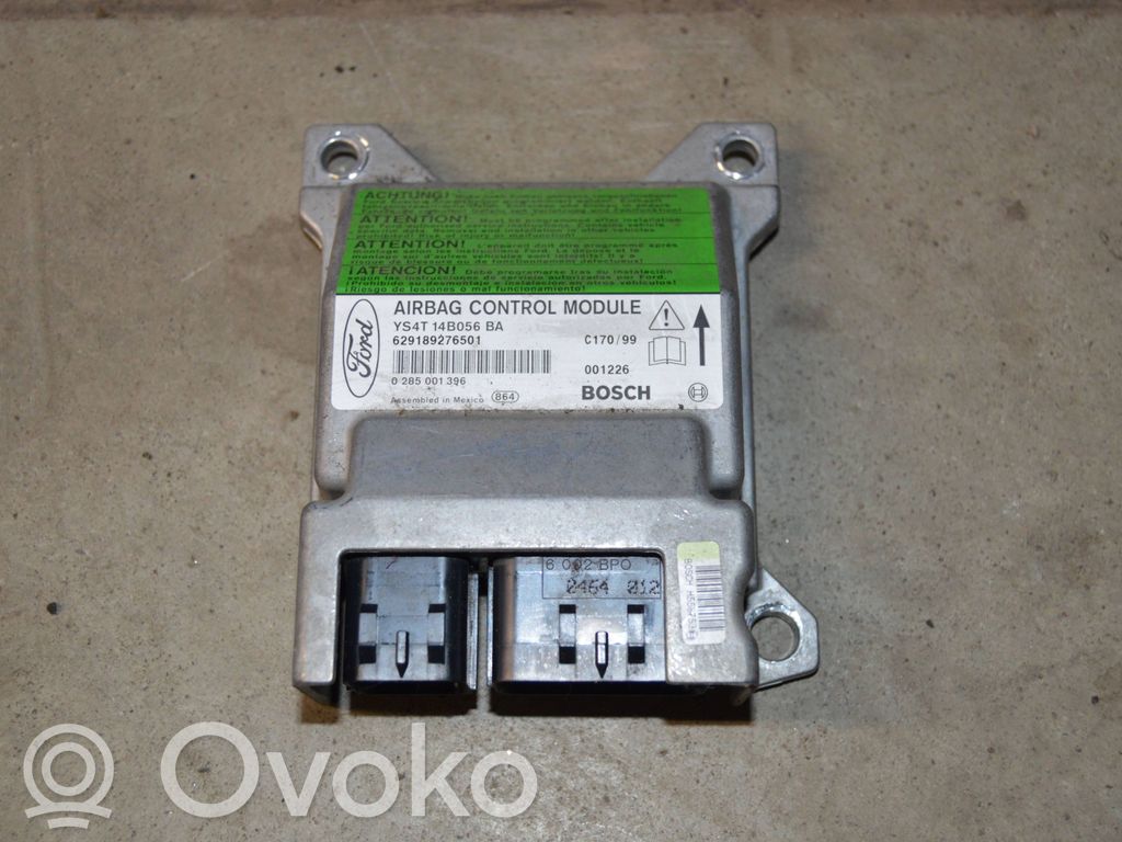 Airbag control unit/module   YS4T14B056BA,0285001396