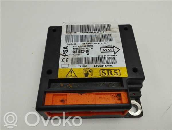 Citroen C3 Turvatyynyn ohjainlaite/moduuli 