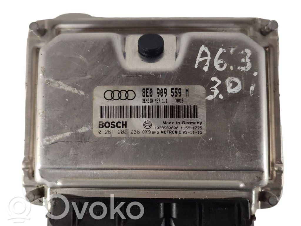 Audi A6 S6 C5 4B Engine ECU kit and lock set 