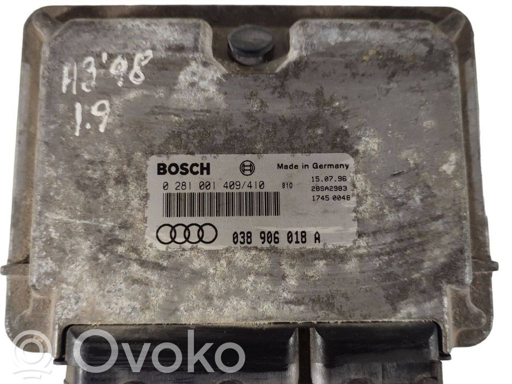 Engine control unit/module   038906018N,0281001409