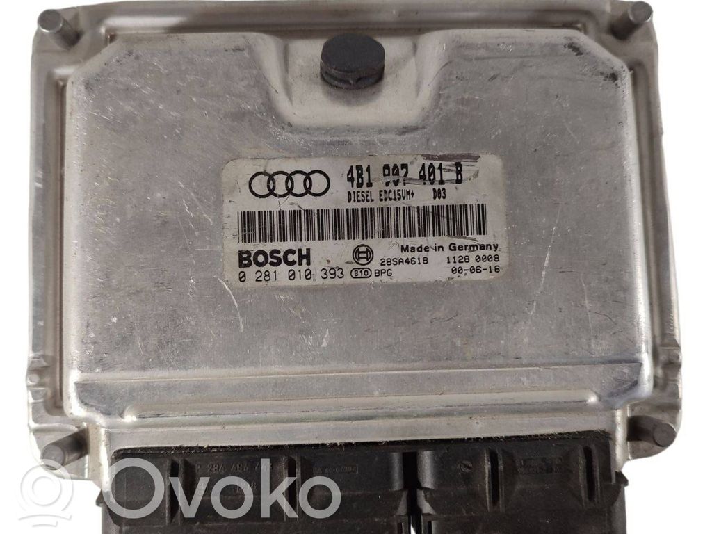 Engine control unit/module   4B1907401B,0281010393