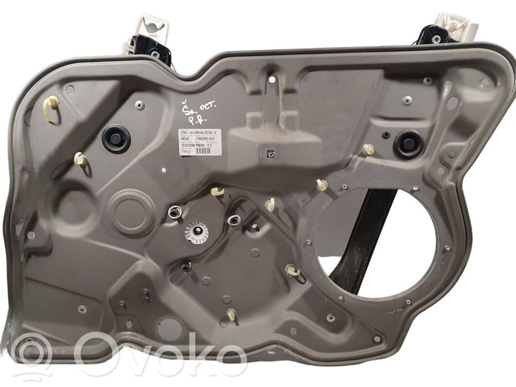 Skoda Octavia Mk2 (1Z) Mechanizm podnoszenia szyby przedniej bez silnika 