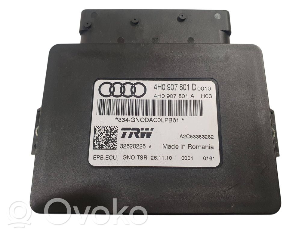 Audi A7 S7 4G Module de commande de frein à main 